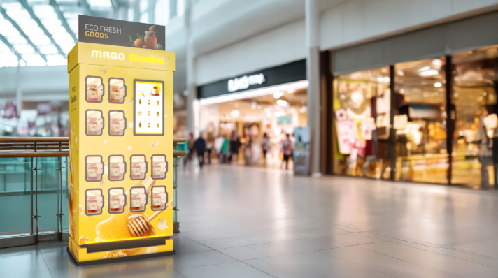 MAGO GlassBox – inteligentny automat do sprzedaży produktów w szklanych opakowaniach